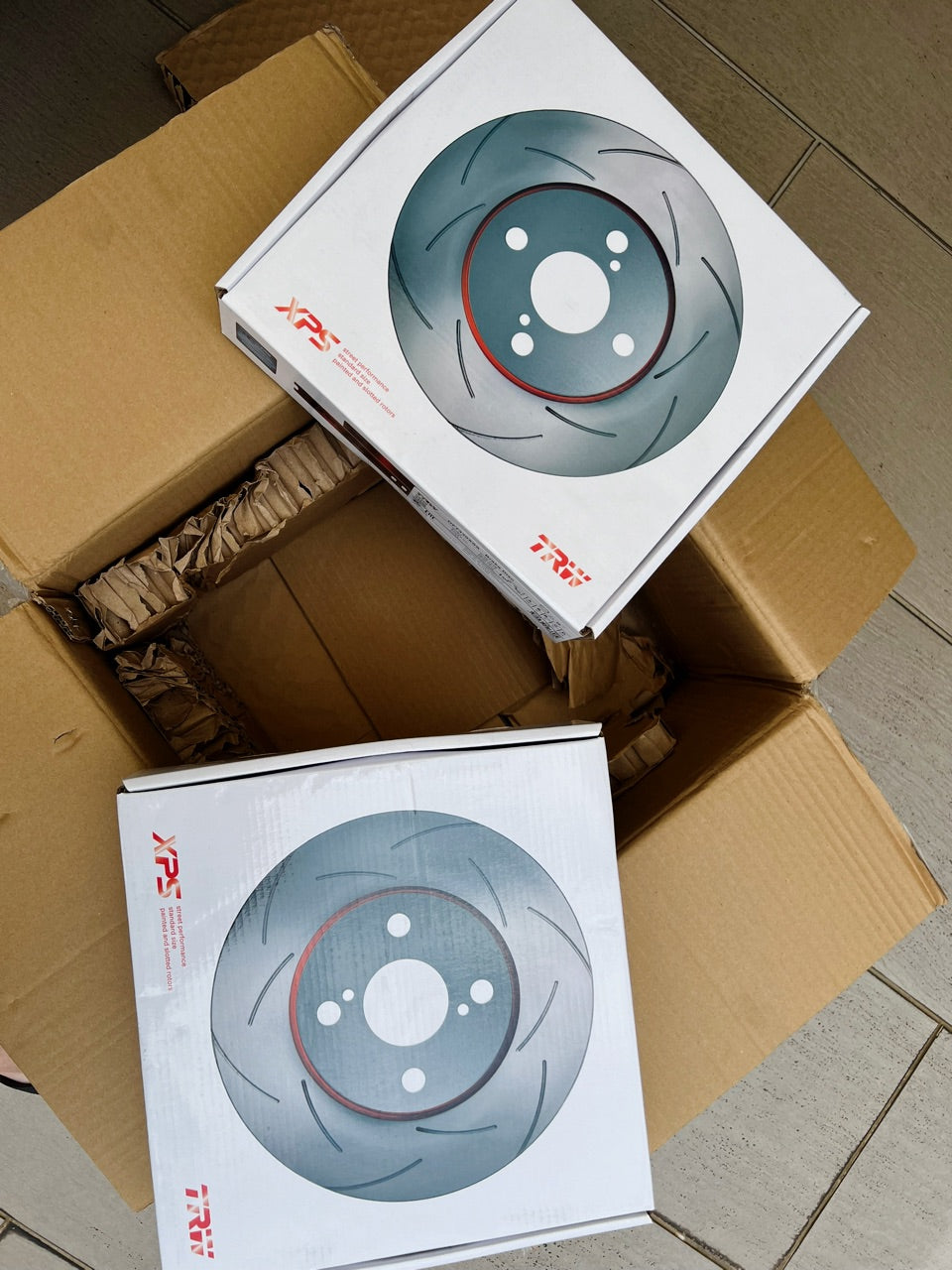 TRW XPS FRONT SLOTTED PERFORMANCE DISC ROTOR NISSAN ALMERA N17 1.5 SYLPHY G11 2.0