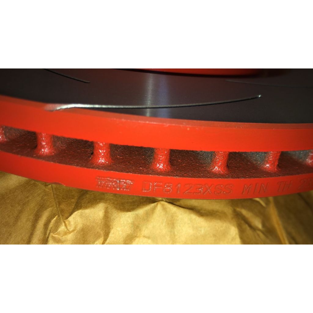 TRW XPS FRONT PERFORMANCE SLOTTED BRAKE DISC ROTOR MAZDA 3 BM BN 2.0 SKYACTIV (2013-2018)