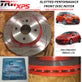 TRW XPS FRONT PERFORMANCE SLOTTED BRAKE DISC ROTOR MAZDA 2 DE 1.5 FORD FIESTA 1.4 1.6