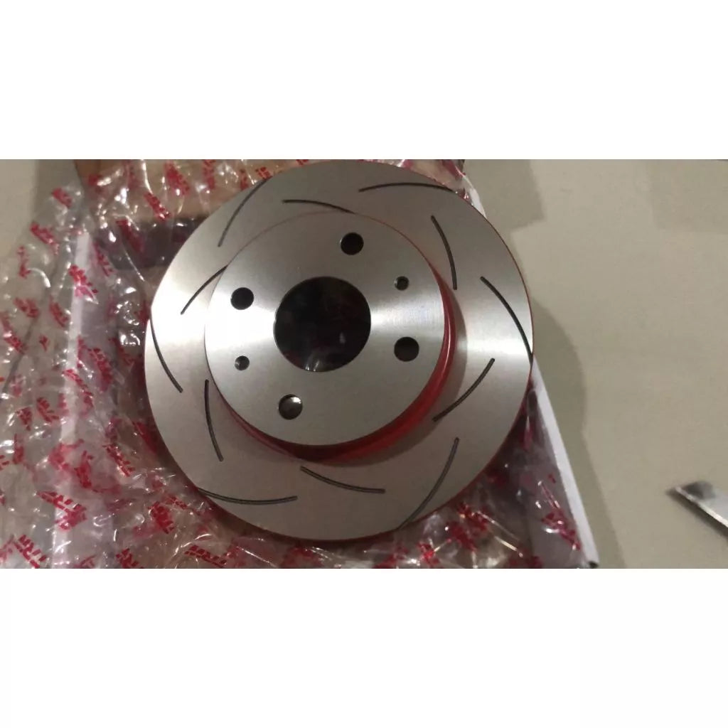 (PROMO!!) TRW XPS FRONT SLOTTED PERFORMANCE DISC ROTOR PERODUA MYVI 1.0 1.3 (2005-2010) DAIHATSU MOVE L9