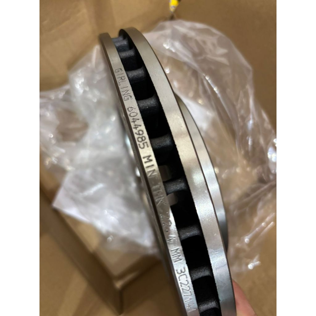 GIRLING FRONT BRAKE DISC ROTOR (DEPAN) PROTON WIRA SATRIA 1.6XLi 1.8 1.8 GTi LANCER CS3A 1.6 GLX
