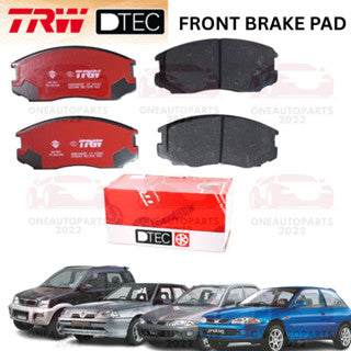 TRW DTEC PREMIUM FRONT BRAKE PAD PROTON WIRA SATRIA 1.3 1.5 SAGA ISWARA LMST LMSS 12V KEMBARA