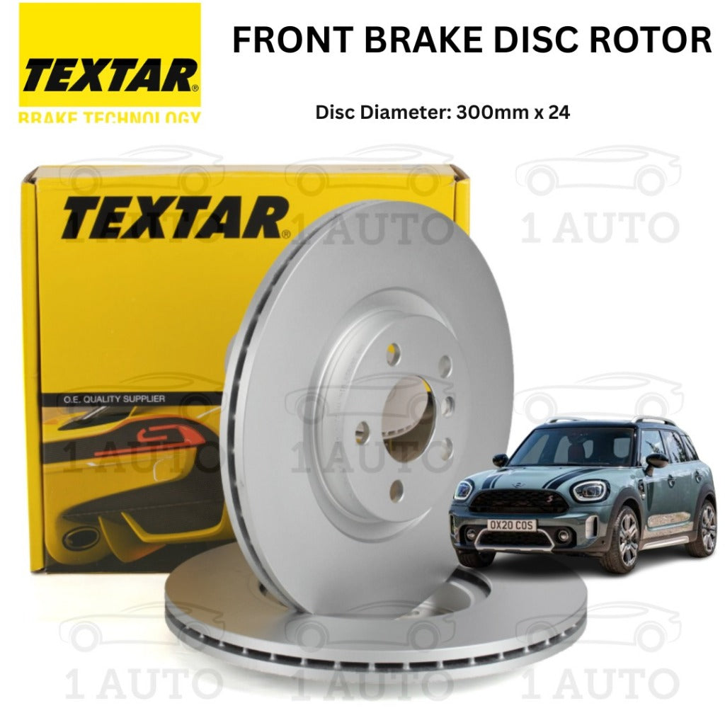 TEXTAR GERMANY FRONT DEPAN BRAKE DISC ROTOR MINI COUNTRYMAN F60 2.0