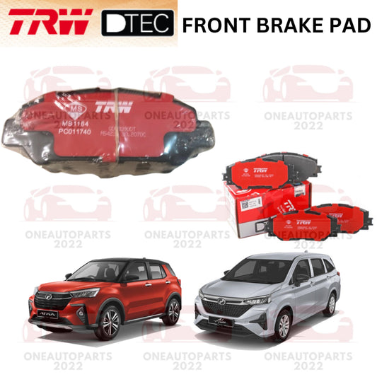TRW DTEC PREMIUM FRONT BRAKE PAD PERODUA ATIVA 1.0 ALZA (2022-on) 1.5