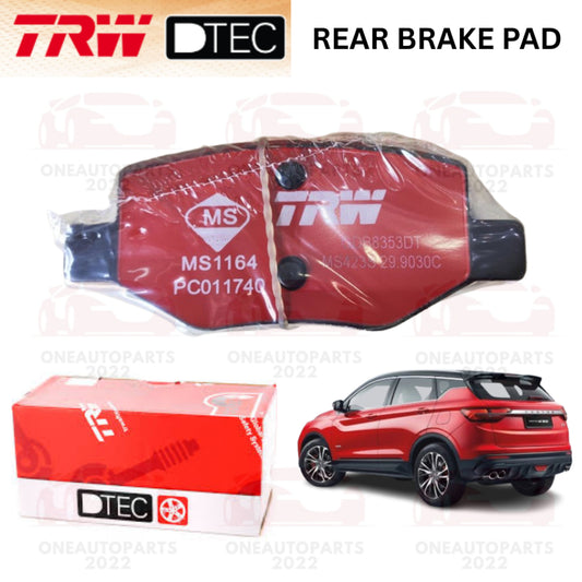 TRW DTEC PREMIUM REAR BRAKE PAD PROTON X50 1.5T