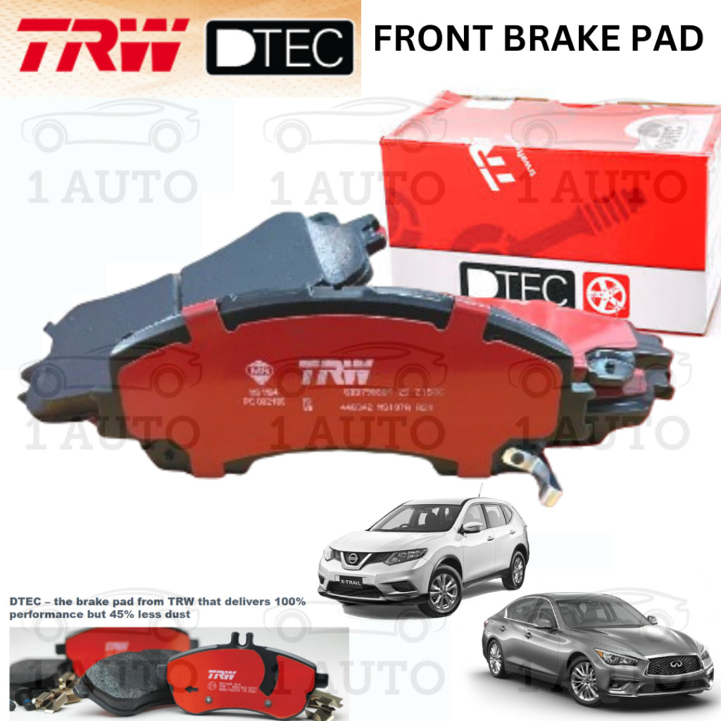 TRW DTEC PREMIUM FRONT BRAKE PAD NISSAN X-TRAIL T32 2.0 2.5 INFINITI Q50 2.0T