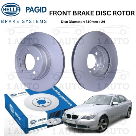 HELLA PAGID GERMANY FRONT DEPAN BRAKE DISC ROTOR BMW E60 523i 525i 530i (310mm)