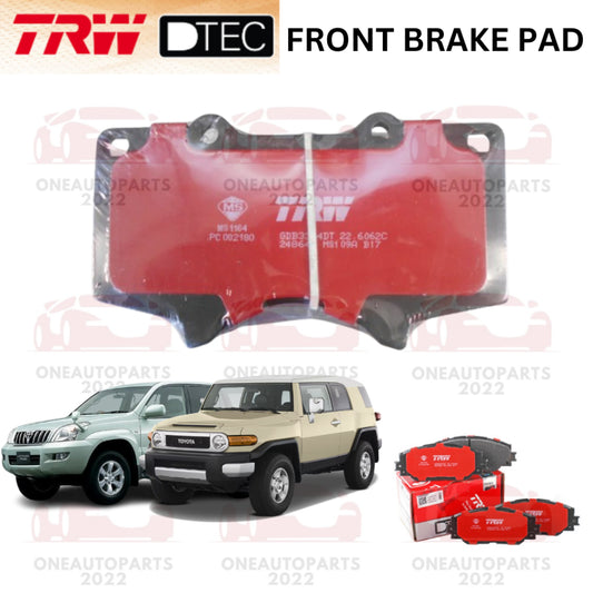 TRW DTEC PREMIUM FRONT BRAKE PAD TOYOTA FJ CRUISER GSJ15 LANDCRUISER KDJ120 KDJ121 VZJ121 GRJ121