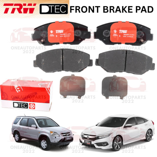 TRW DTEC PREMIUM FRONT BRAKE PAD HONDA CIVIC FC1 1.5 VTEC TURBO FC6 1.8 CR-V RD5 2.0