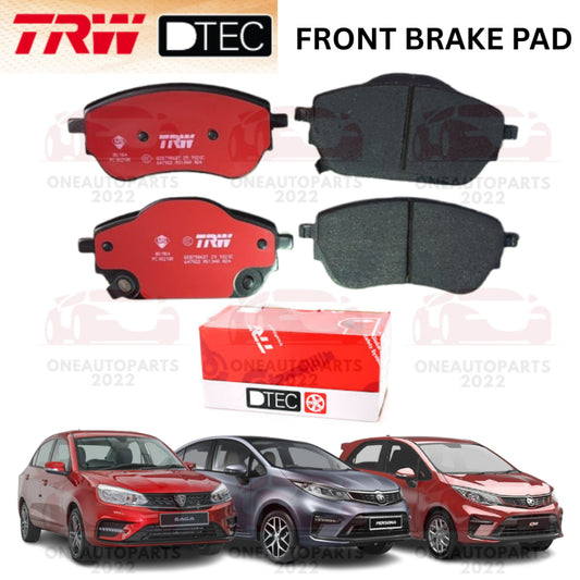 TRW DTEC PREMIUM FRONT BRAKE PAD PROTON IRIZ 1.3 1.6 PERSONA VVT 1.6 SAGA VVT FACELIFT (2019-ON)