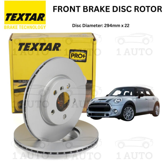 TEXTAR GERMANY FRONT DEPAN BRAKE DISC ROTOR MINI COOPER S F55 2.0